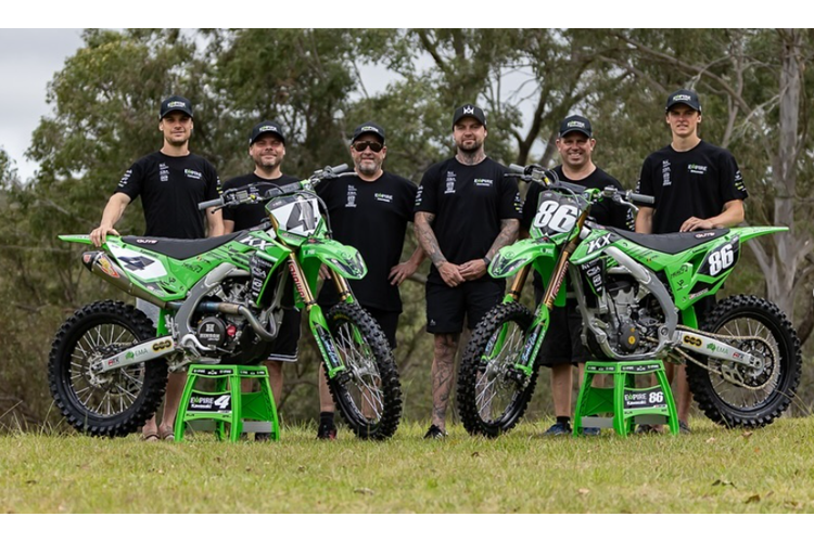 The Empire Kawasaki team is ready for AUSX